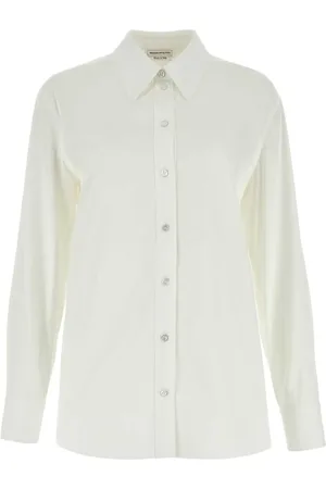 Alexander McQueen Camisa popelina manga larga