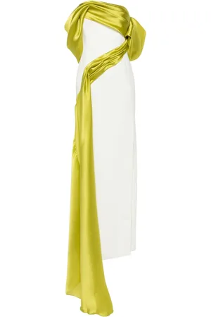 Gaby Charbachy Vestido de fiesta con diseño color block