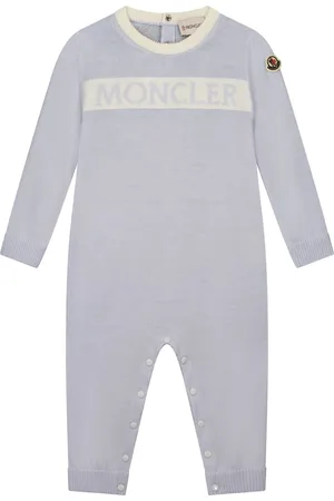 Moncler Mameluco con logo en jacquard