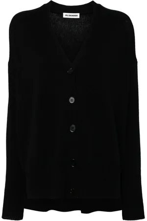 Jil Sander Cárdigan de cachemira con cuello en V