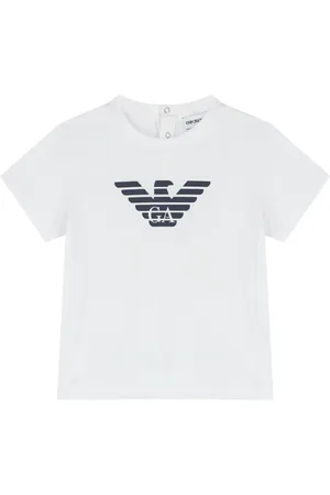 Emporio Armani Playera con logo estampado
