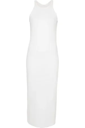 Rick Owens Vestido midi sin mangas