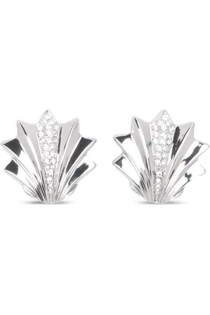 Julietta Aretes de clip Metal Shell pequeños