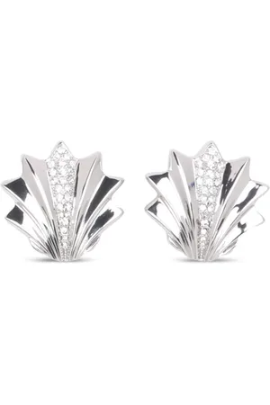 Julietta Aretes de clip Metal Shell pequeños