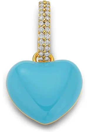 BUDDHA MAMA Dije de corazón en oro de 20kt con diamantes