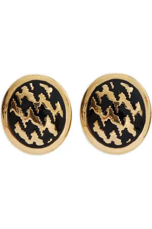 Dior Aretes de clip esmaltados