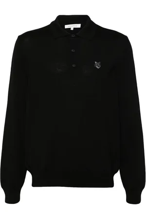 Maison Kitsuné Playera tipo polo con motivo Fox