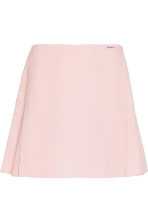 Marni Falda corta con logo bordado