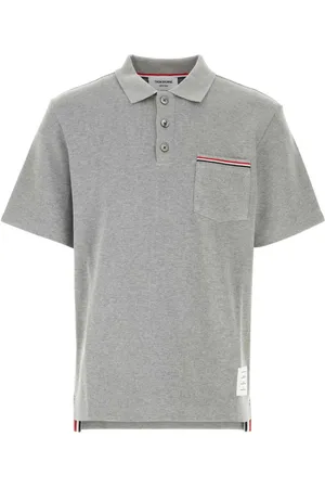 Thom Browne Playera tipo polo manga corta