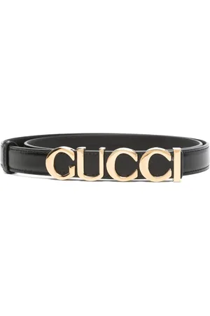 Gucci Cinturón fino con hebilla del logo