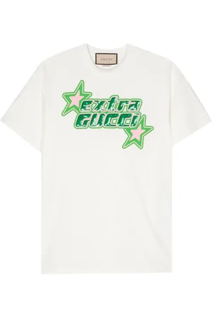 Gucci Playera con logo de lentejuelas