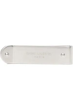 Saint Laurent Logo engraved money clip