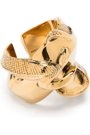 Alexander McQueen Anillo Snake & Skull