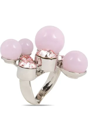 DRIES VAN NOTEN Anillo con detalles de latón