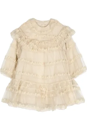 JNBY by JNBY Vestido corto con apliques de tul