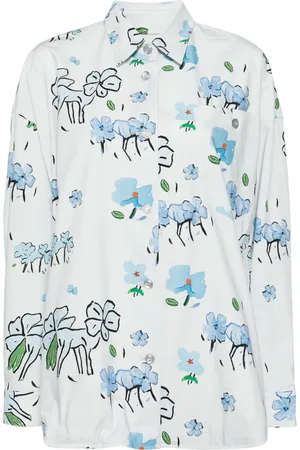 JNBY Camisa manga larga estampada