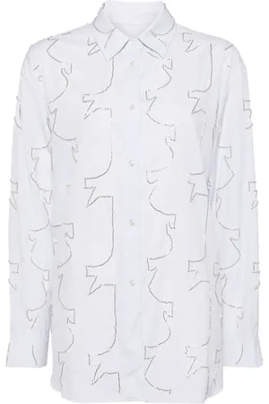 JNBY Camisa con estampado geométrico