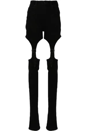 MUGLER Skinny jeans con hebilla