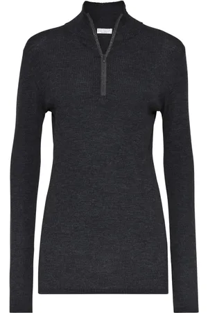 Brunello Cucinelli Top tejido de canalé