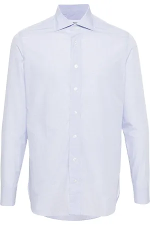 LARDINI Camisa con cuadros estampados