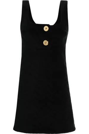 Patou Vestido corto capitonado