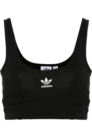 adidas Top corto con logo Trefoil