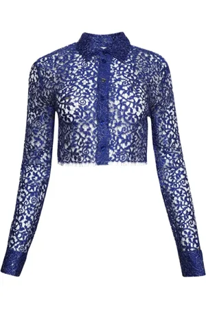 COPERNI Camisa corta con perforaciones