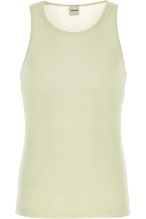 Nanushka Top con cuello redondo