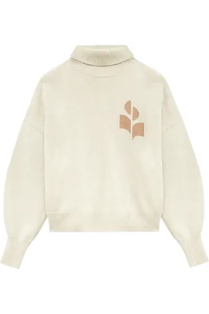 Marant Etoile Suéter Nash con logo en intarsia