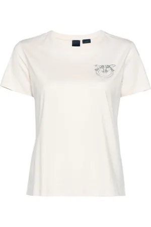 Pinko Playera con aplique Love Birds