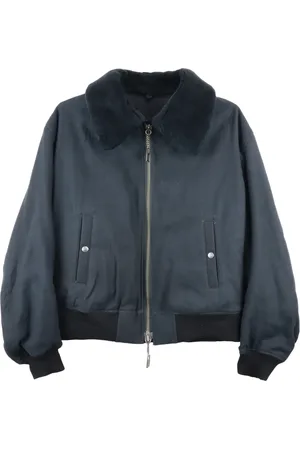 YOHJI YAMAMOTO Chamarra bomber con estampado Lady
