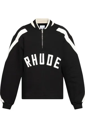 Rhude Sudadera con parche del logo