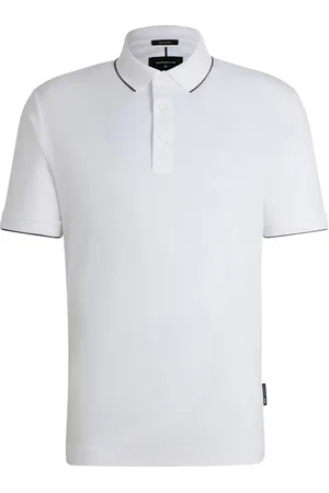 HUGO BOSS Playera tipo polo con logo bordado de x Porsche