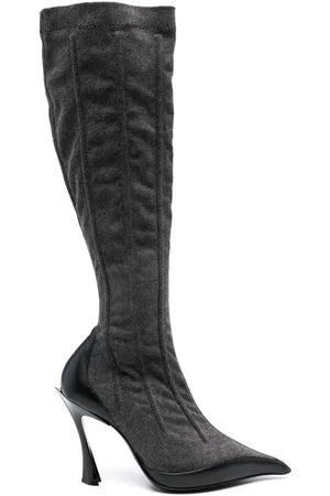 MUGLER Botas estilo corset con tacón de 110mm