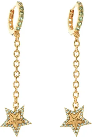 BUDDHA MAMA Aretes Star en oro amarillo de 20kt