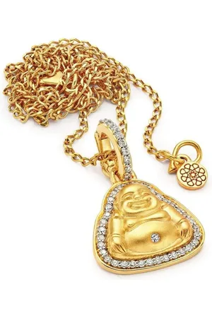 BUDDHA MAMA Dije Happy Buddha en oro amarillo de 20kt
