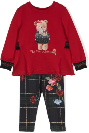 Lapin House Set de pantalones con motivo Teddy Bear