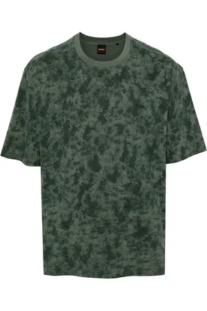 HUGO BOSS Playera con estampado militar