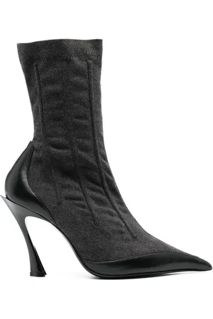 MUGLER Botas estilo corset con tacón de 95mm