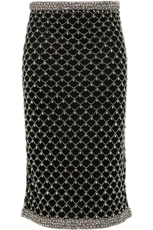 Pinko Falda con detalles de cristal