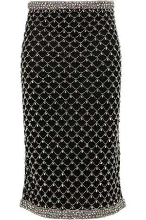 Pinko Falda con detalles de cristal