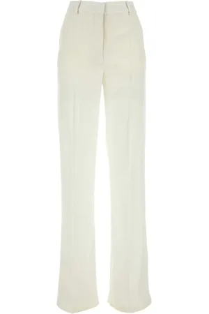 Stella McCartney Pantalones anchos con tiro alto
