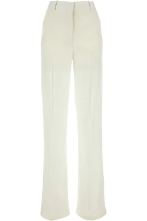 Stella McCartney Pantalones anchos con tiro alto