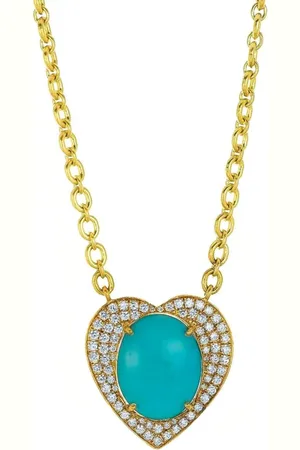 Irene Neuwirth Collar en oro amarillo de 18kt con corazón y diamante