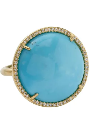 Irene Neuwirth Anillo en oro amarillo de 18kt con turquesa