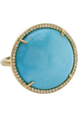 Irene Neuwirth Anillo en oro amarillo de 18kt con turquesa