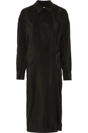LEMAIRE Vestido con cuello recto