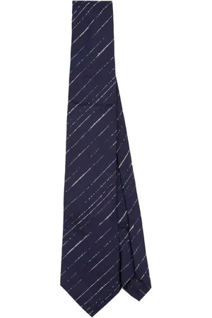 Paul Smith Corbata de seda texturizada a rayas