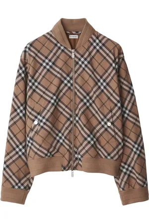 Burberry Chamarra bomber con motivo Vintage Check