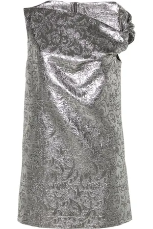 Msgm Vestido corto con efecto brocado